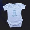 onesie iron-on decal eat sleep